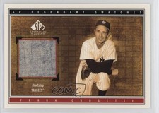 2002 SP Legendary Cuts SP Legendary Swatches Frank Crosetti #S-FCr g4k