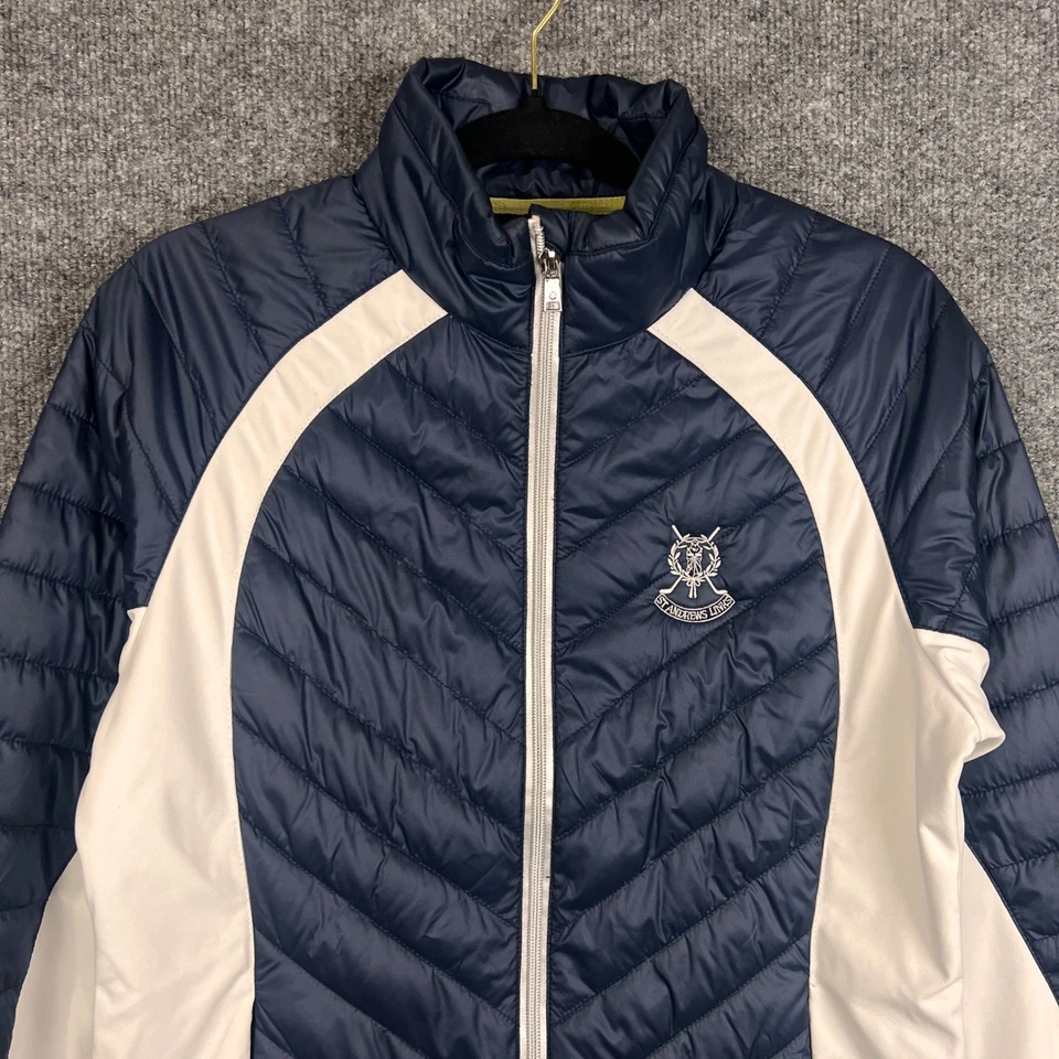 Chaqueta acolchada SUNICE x ST ANDREWS para golf ligera cremallera completa ropa exterior M Foto 4 de 4