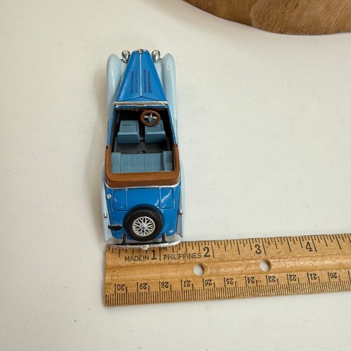 Solido Maßstab 1:43 Delahaye 135M 1939 Figoni Falaschi Made France zweifarbig blau - Bild 9 von 13