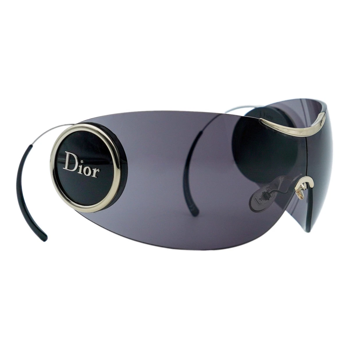 Dior Silver Shield Sunglasses for Women for sale | eBay
