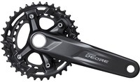 Shimano Deore 2X11 Fach FC-M5100-2 Kurbel 36 / 26 ZäHne 175 Mm Schwarz