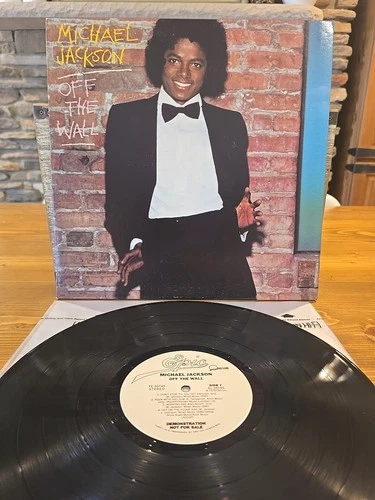 MICHAEL JACKSON- Off The Wall 1979 White Label PROMO Vinyl LP Epic FE35745 EX/EX