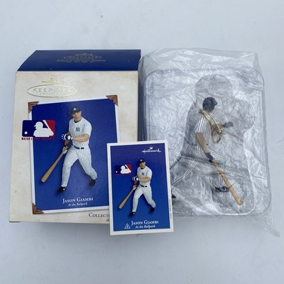 Hallmark Keepsake Ornament At the Ballpark 2003 Jason Giambi #8 MLB + Extra