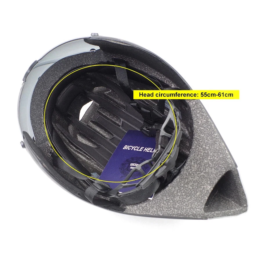 Aero TT Road Bicycle Helmet Racing Cycling Sports Triathlon TT Ultralight Bike S - Image 3 of 4