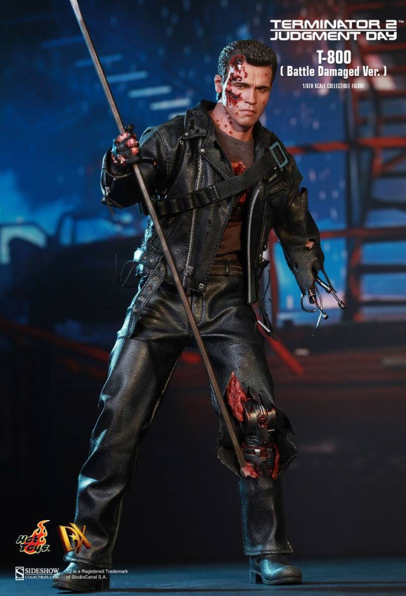 HOTTOYS 1/6 DX13 T-800 バトルダメージ版 ターミネーター2