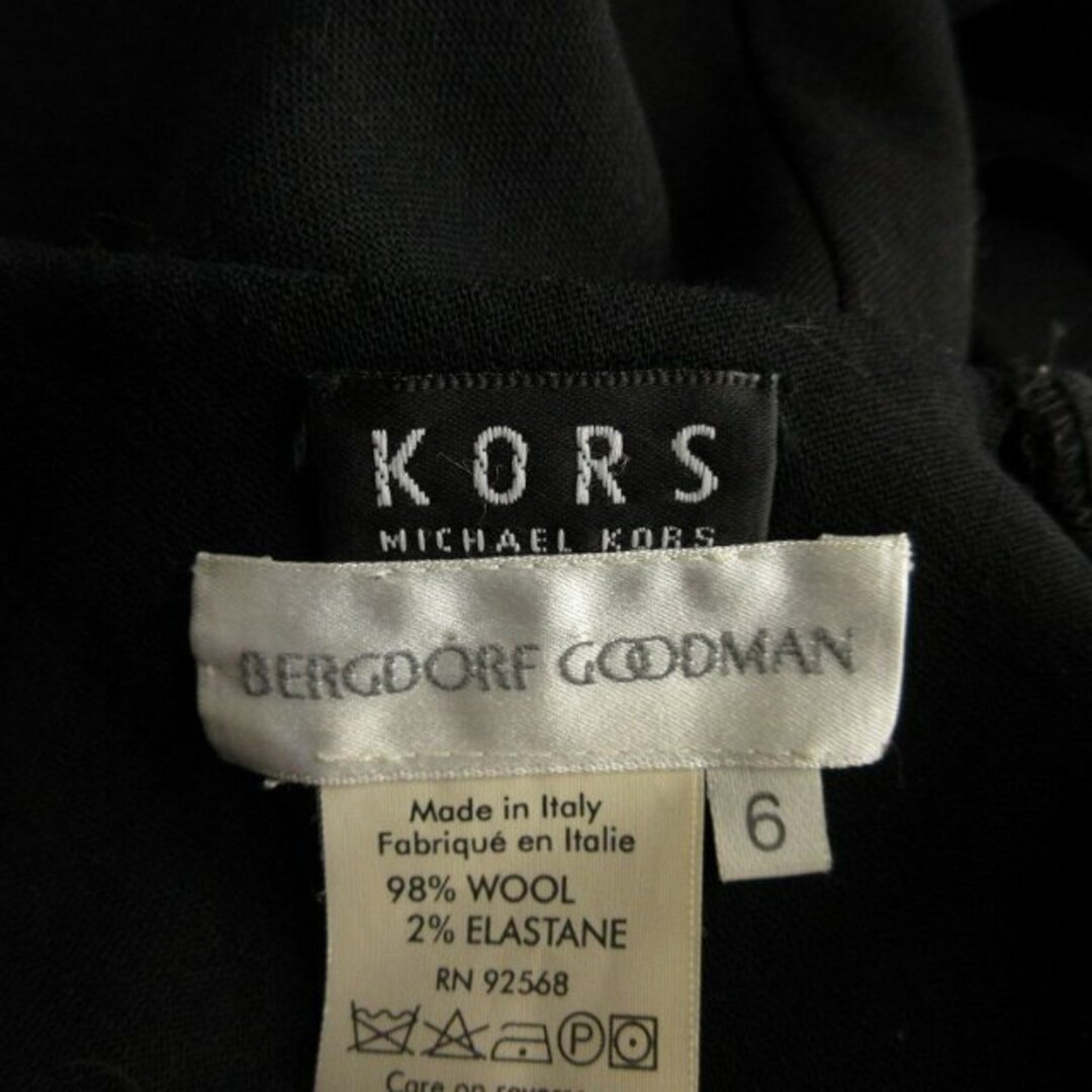 Michael Kors One Shoulder Tight Long Solid Color 6M Black KJ Michael Kors One Shoulder Tight Long Solid Color 6M Black KJ