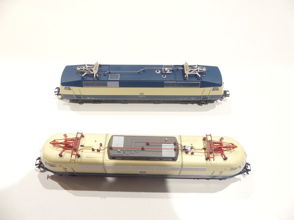 Märklin H0 31014 E-Lok Doppelpackung BR 103 / BR 120 DB mfx