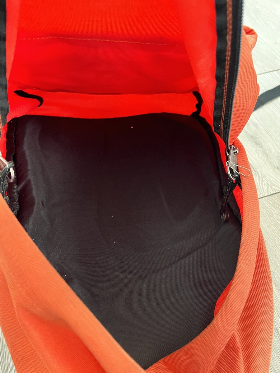 vintage 90s eastpak Orange padded pak'r backpack cordura