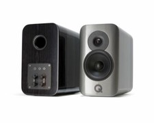 Q ACOUSTICS CONCEPT 300 COPPIA DIFFUSORI DA SCAFFALE+STAND TENSEGRITY - SILVER 