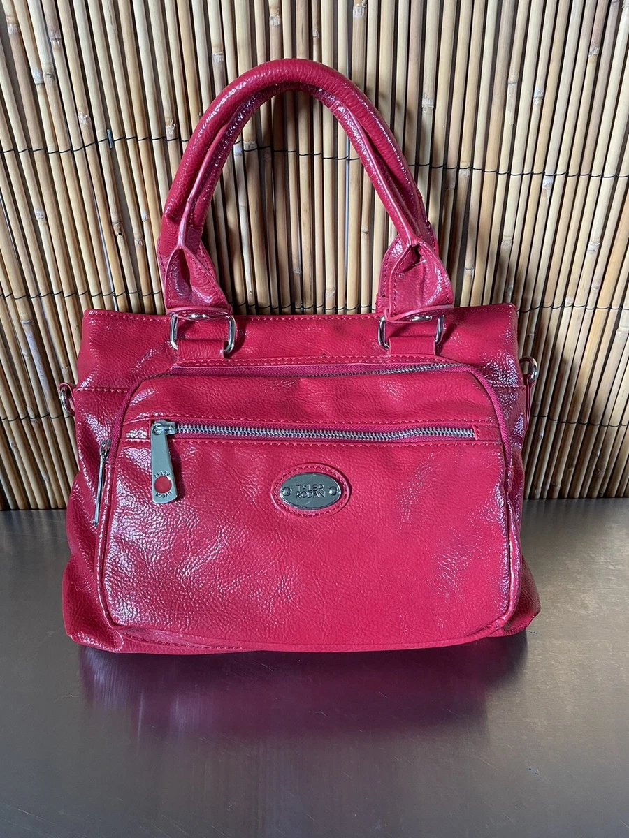 Tyler Rodan Red Patent Handbag Purse EUC | eBay