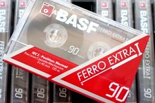 BASF Ferro Extra I 90 Normal Position Type I Blank Audio Cassette - Germany 1991