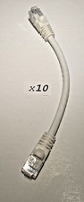 Lot 10 CAT6 Patch Cord 6" inch RJ45 Ethernet LAN Network UTP 550MHz White Cat6