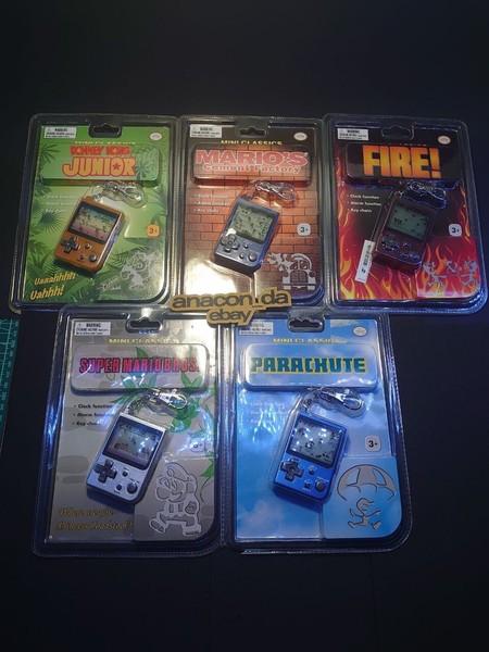 Pack 5 unidades Nintendo Mini Classics Llavero precintadas