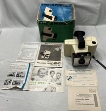 Vintage Polaroid Camera The Swinger Model 20 Land Camera Box Extras F/SH