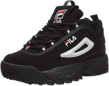 Fila Disruptor II black/white/fred Infant Toddler Baby Girls Boys Shoes