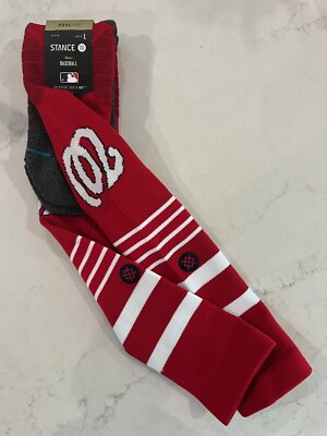 Washington Nationals STANCE Diamond Pro OTC Large Socks - NEW!