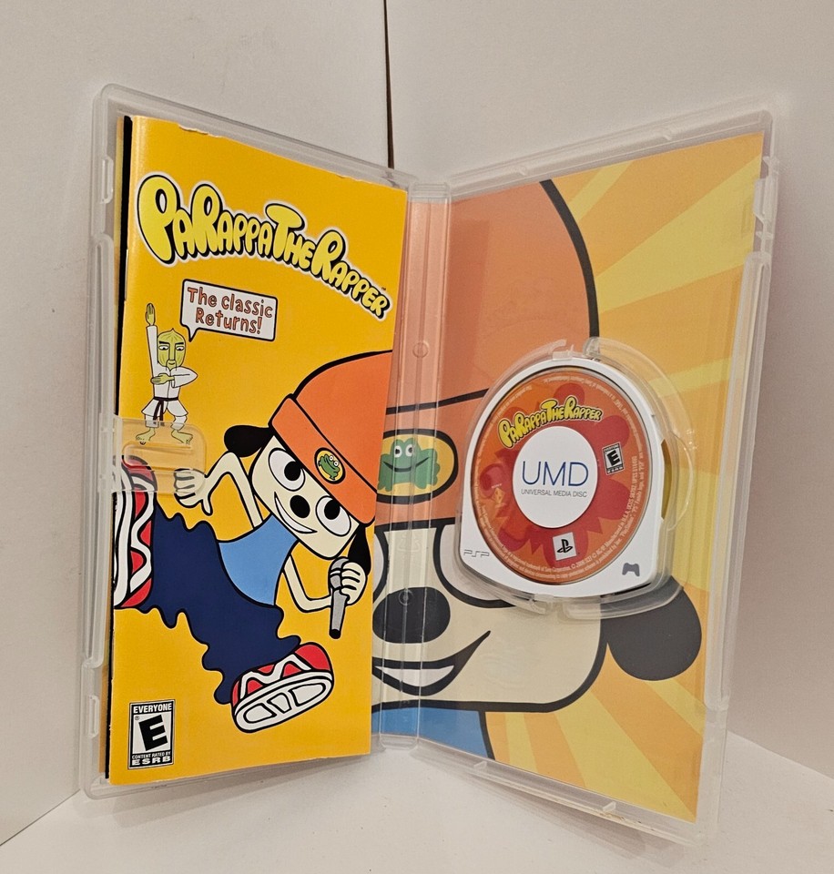 Sony PSP Game Lot Bundle 2 Games PaRappaTheRapper and NCAA Football 09