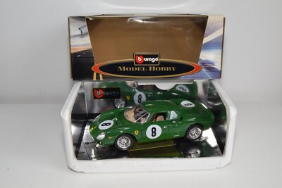 B66 1:18 BBURAGO BURAGO 3033 FERRARI 250 LE MANS LM GRÜN MODELL HOBBY MIB SEL...