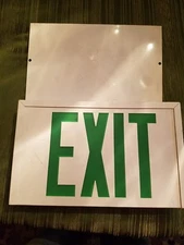 Cooper Sure-Lites SLX70GWH Emergency Self-Powered LED Steel Exit Sign 120/277V