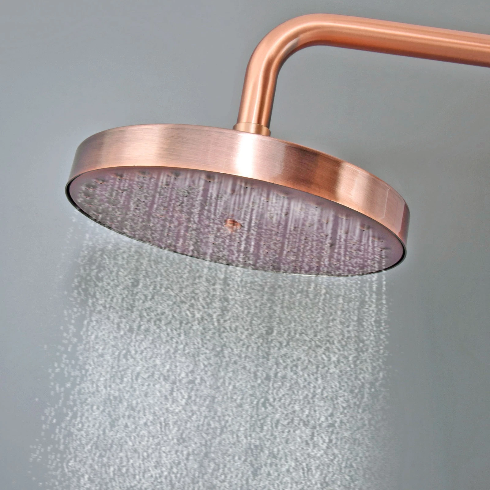 8 inch Round Antique Red Copper Bathroom Rainfall Rain Shower Head wsh257