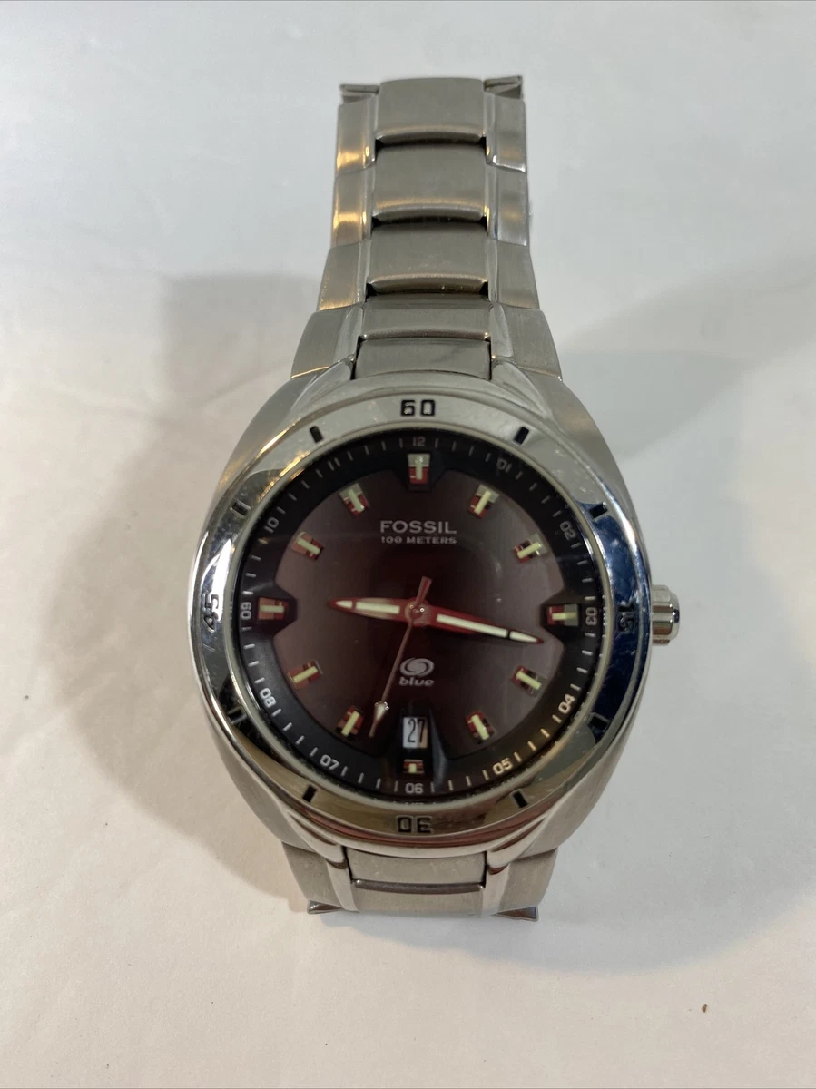 Reloj fossil blue 100 meters hot sale