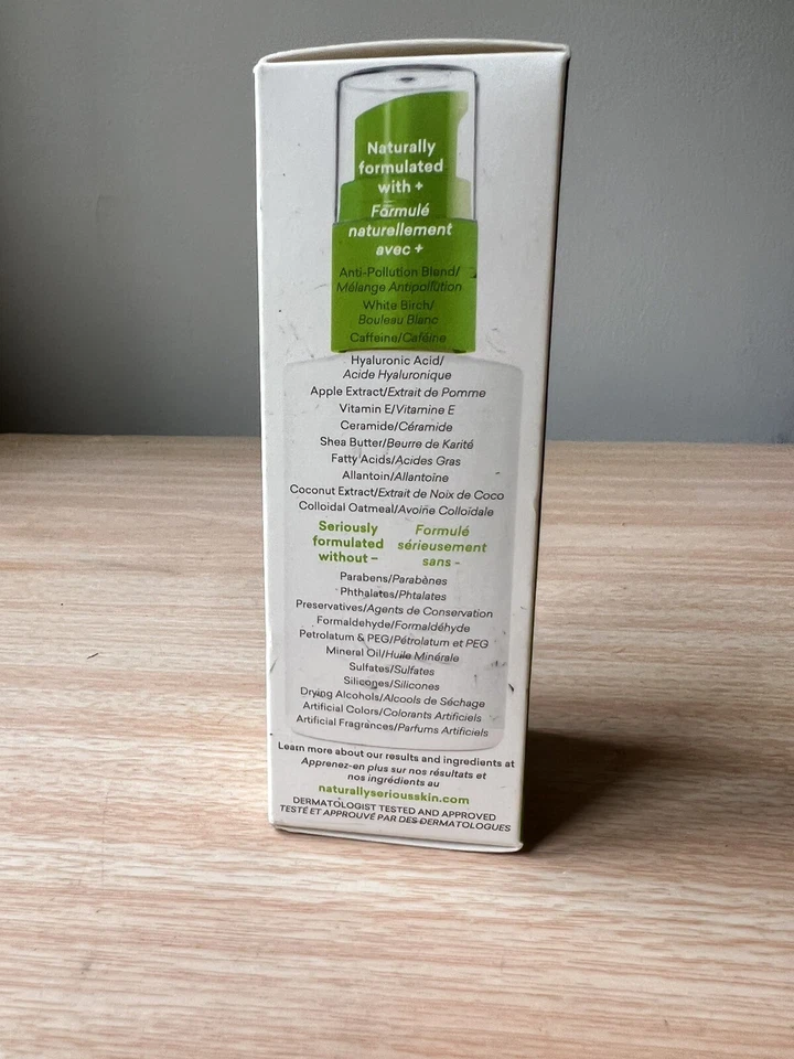 Nuevo suero hidratante antioxidante Naturally Serious Supercharge 1 fl oz nuevo en caja Foto 2 de 3