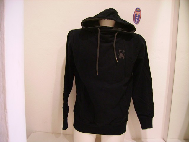 Scorpion Bay Felpa cappuccio Uomo Chiusa invernale Mfe2843 Black Nero XL |  Acquisti Online su eBay