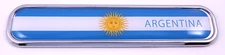 Argentina Car Chrome Emblem 3D auto Decal Sticker for car bike boat 5.3"