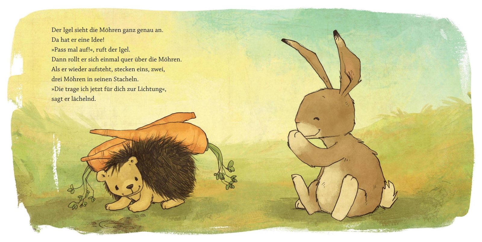 Thumbnail - Michael Engler Hase, Igel Und 1, 2, 3 Möhren (pappbilderbuch)