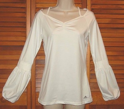 adidas cold shoulder top