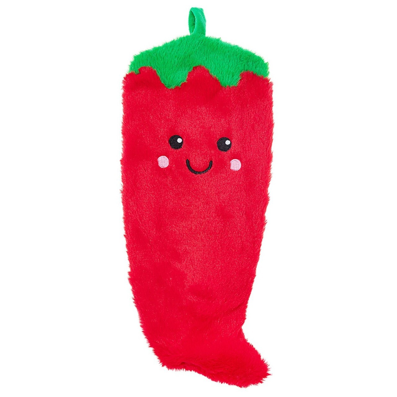 Sass & Belle Red Chilli Pepper 1L Faux Fur Novelty Cover Hot Water Bottle