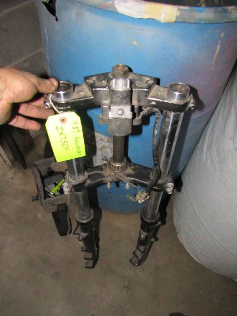 1987 kawasaki zx750 f ninja forks and triple clamps | eBay