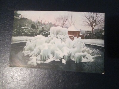 Postkarte von Fountain Upper Gardens Bournemouth (1905 verschickt Gipfelserie)