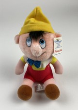 Vintage Pinocchio Plush Doll Walt Disney Productions 7" stuffed animal w/ Tag