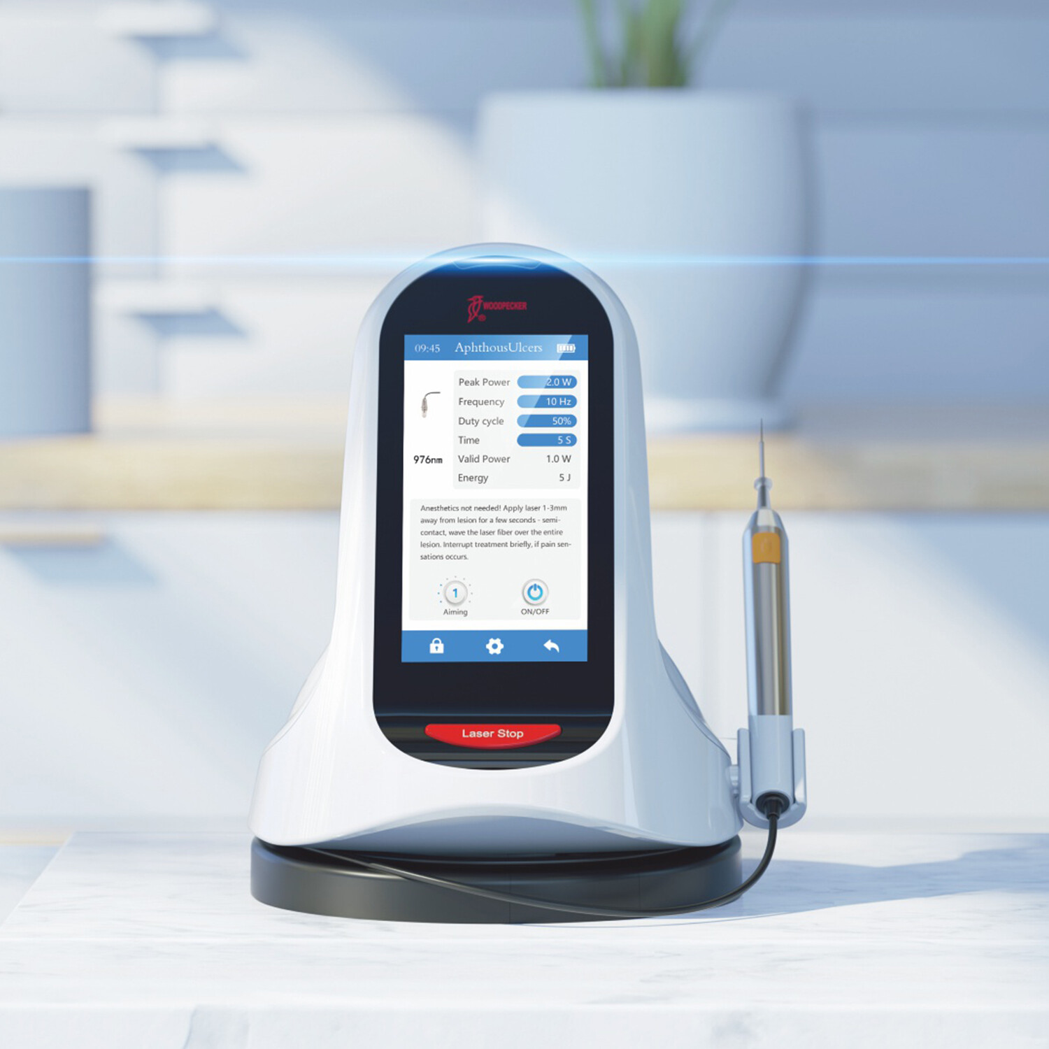 Woodpecker Dental Diode Laser Therapy Device LX16 Laser Unit for Oral Surgery