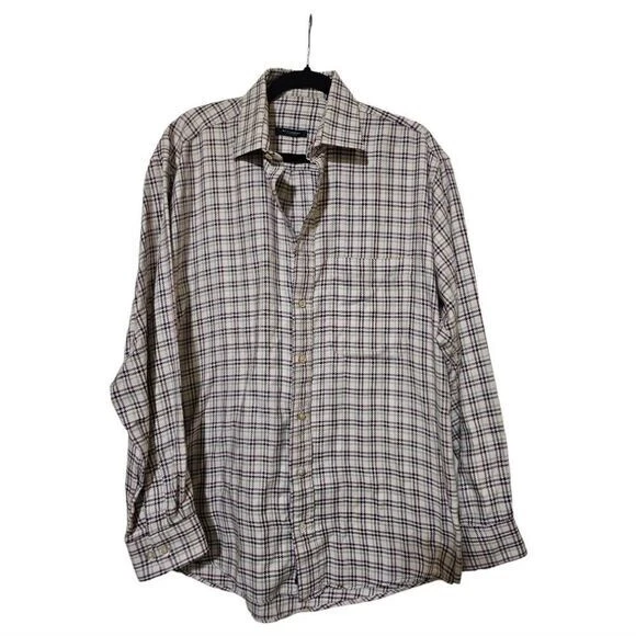 Camicia elegante uomo a quadri BURBERRY LONDON Taglia Medium