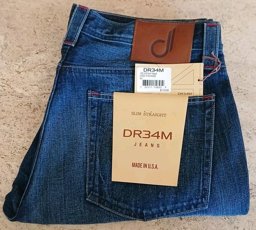 Hakeen Olajuwon Designer Dr34m Dream JEAN Japanese DENIM USA SZ 34 New OLD Stock