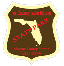 7" fort zachary taylor historic state park bumper sticker decal usa made