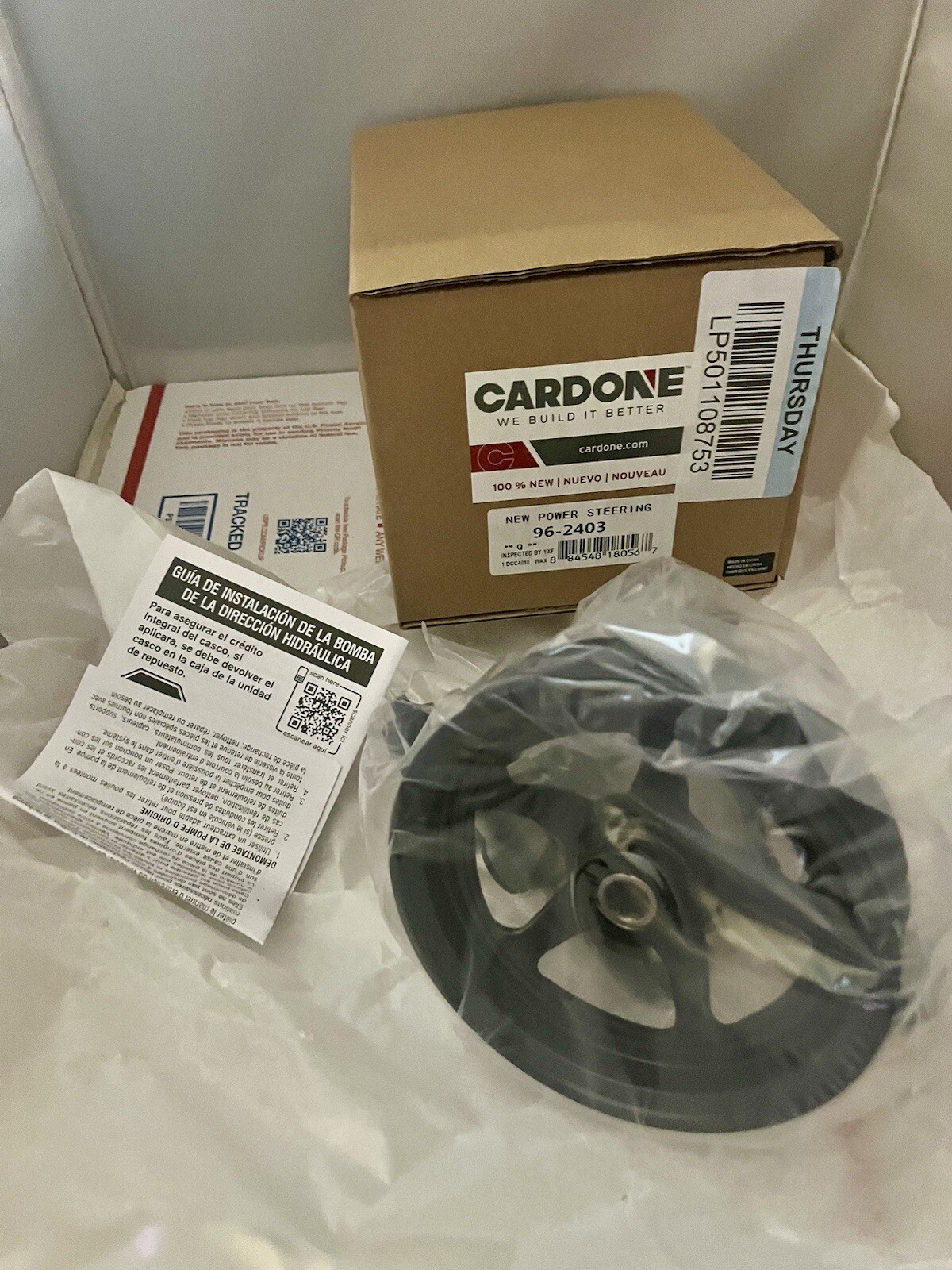 New 96-2403 A1 Cardone Power Steering Pump for Chevy Chevrolet Equinox Vue GMC