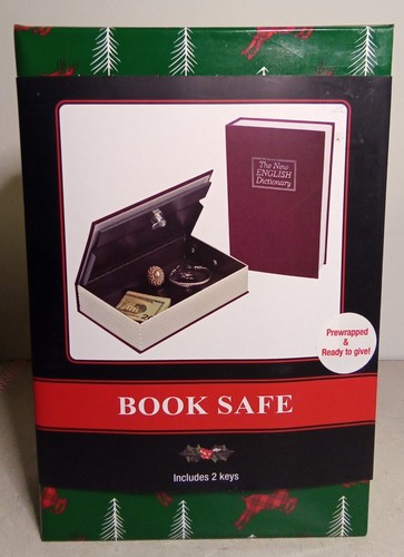 NEW Brown Creative Dictionary Book Hidden Safe With Lock - Small Size To Hide Cash & Valuables 8 thumbnail image