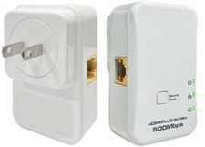 High Speed Ethernet Over AC Powerline Network Adapter Kit - 500 Mpbs