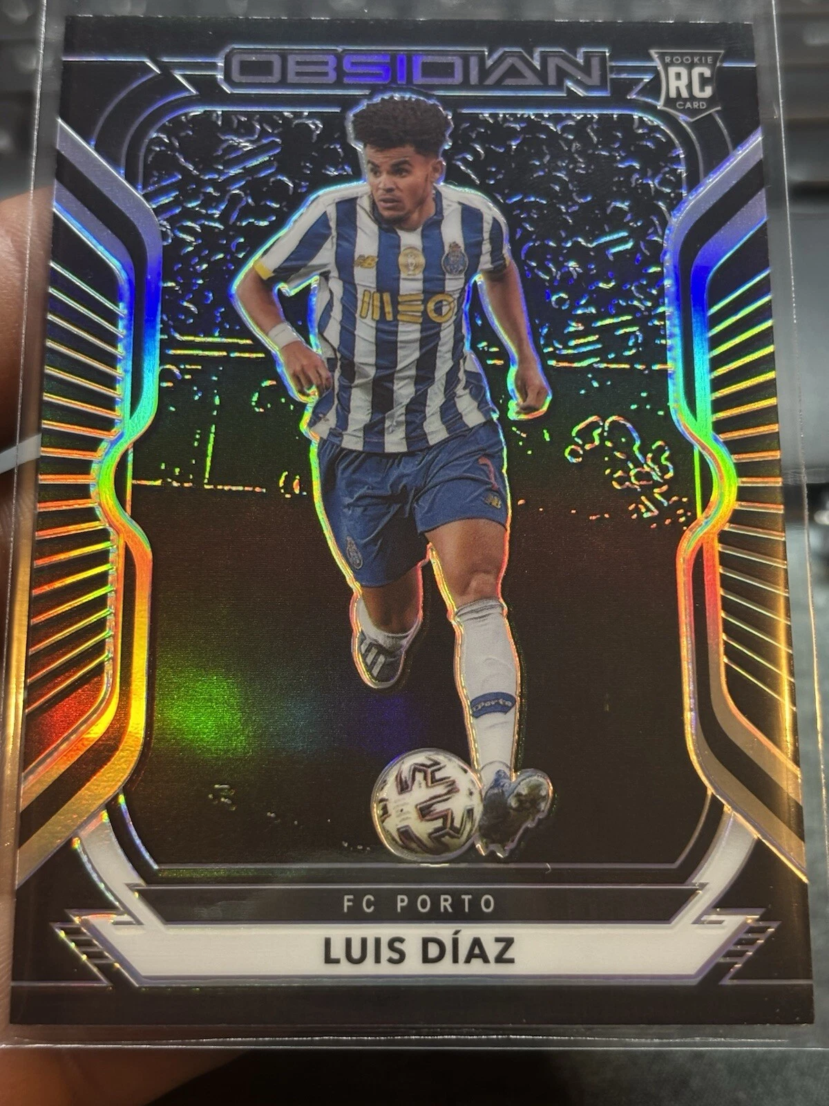 Luis Diaz RC Rookie Card  194/195 FC Porto Panini Obsidian Soccer 2020 NM SP