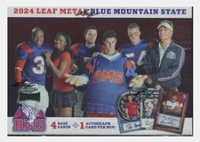 2024 Leaf Metal Blue Mountain State BMS Factory Sealed Hobby Box