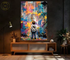 Street Art Prints Framed Modern Pop Art Wall Art Large Pop Culture Art Poster 31