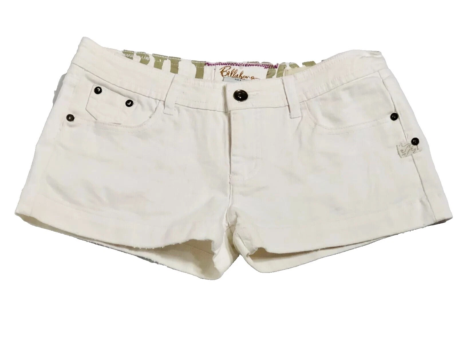 Billabong White Shorts for Women