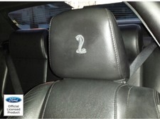 1994-1998 Ford Mustang Headrest Cobra Decals - Only Leather Seats Vinyl Stickers