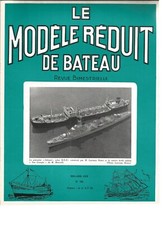 MODELE REDUIT DE BATEAU N°189 CUIR MAGENTA & SOLFERINO / SOUS MARIN JAPON /