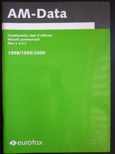 1998-2000 AM-DATA caratteristici dati d'officina veicoli commerciali furgoni