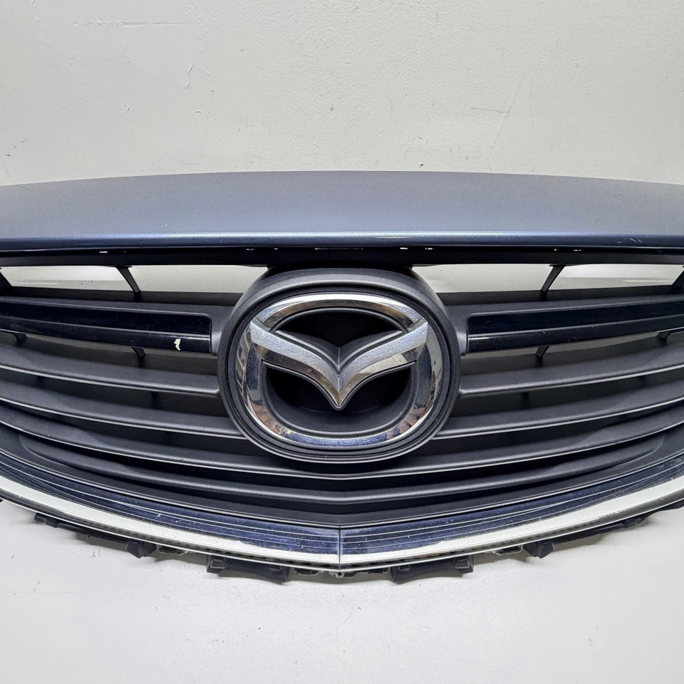 Conjunto de parachoques delantero superior MAZDA 2014-2017 6 rejillas azul HP9-50712 OEM Foto 4 de 4