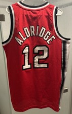 Lamarcus Aldridge Portland Trail Blazers NBA Jersey Men M Adidas HWC Sewn #12